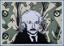 Death NYC * Albert Einstein * 45 x 32 cm * signed * limited * certificate # xx/120