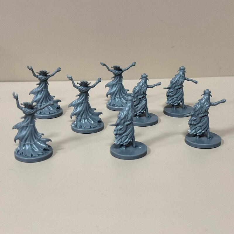 8PCS Mind Flayer & Matron Mother Legend of Drizzt Board Game Miniatures D&D Toys
