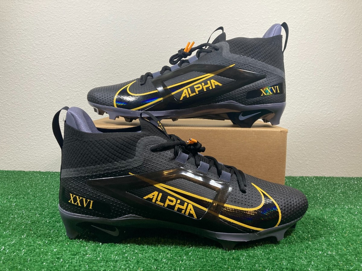 Sz 14 Men - Nike Alpha Menace Elite 4 Saquan Black Panther  display picture 3