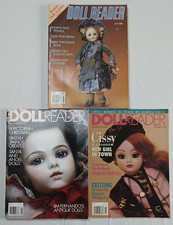 DOLL READER Lot Of 3 90s Vintage Magazines 1990-1993-1996 Victorian Christmas