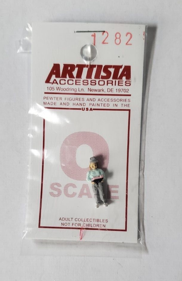 Arttista 1282 Future Train Collector (little girl) O Scale Figure