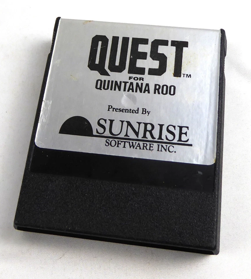 CBS Colecovision Spiel -- QUEST FOR QUINTANA ROO (Sunrise) -- (no Atari) - Bild 1 von 1