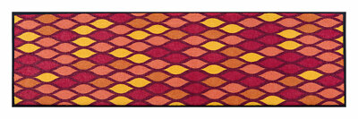 Fußmatte Easy Clean Schlingen rot XXL 60 cm x 180 cm