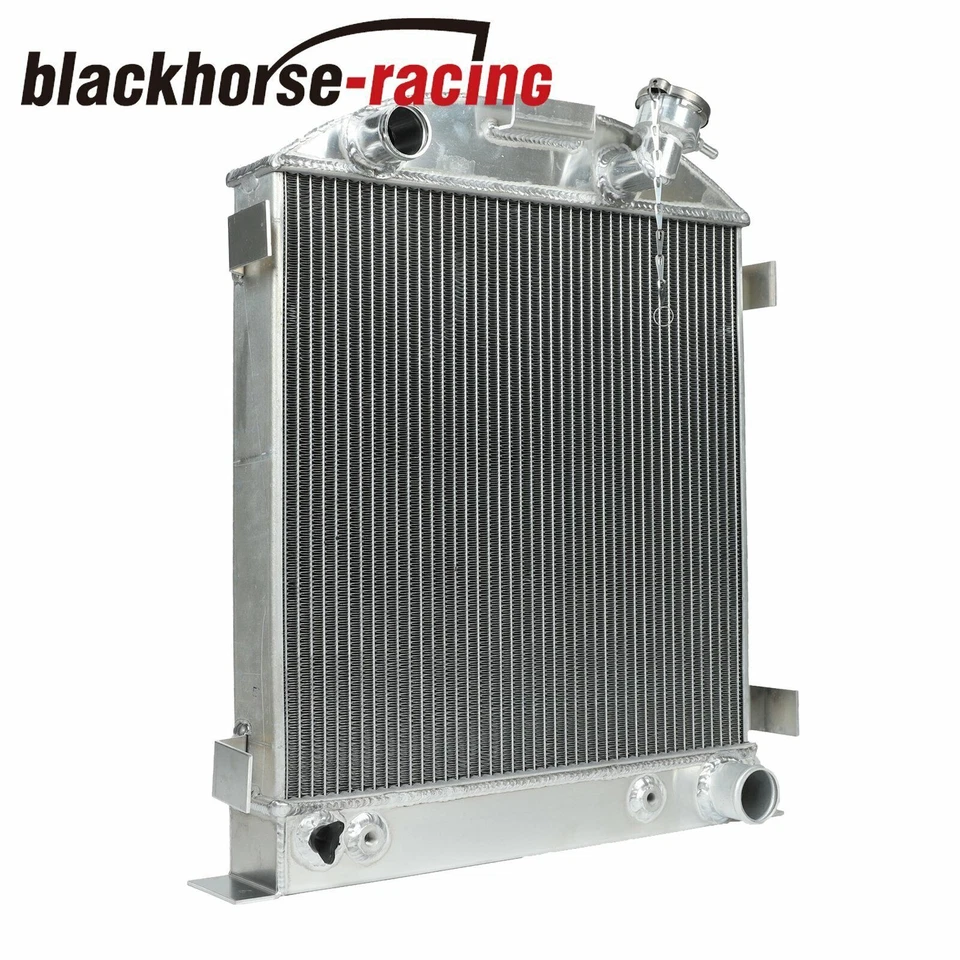 Radiator Aluminum 3Row 17"High For 1932 Ford Low-Boy Chop Hot Rod w/Chevy Engine - Image 3 of 4
