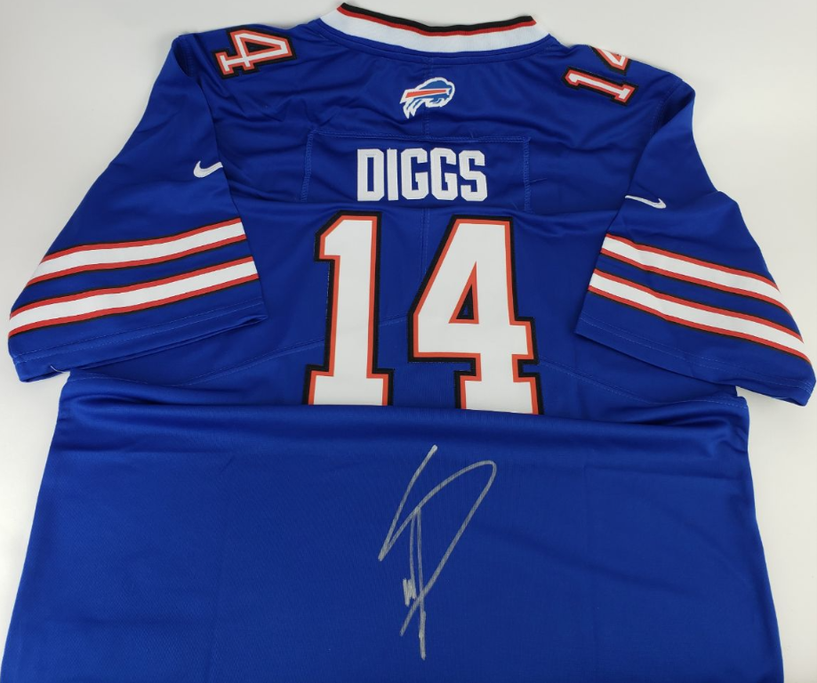 Stefon Diggs Signed Autographed Buffalo Bills Jersey (Beckett Witness  Certified)