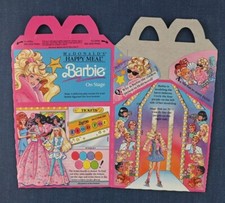 MINT 1991 McDonalds BARBIE ON STAGE Happy Meal Box-Vintage Rare Collectable