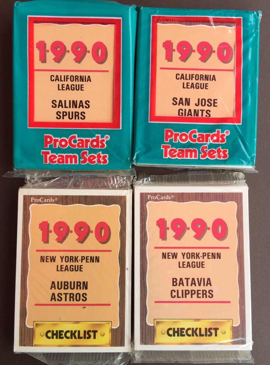 1990 ProCards BATAVIA (Phillie) Minor League Complete UNOPEN Team