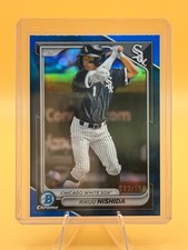 2024 Bowman Chrome - Rikuu Nishida #BCP-188 Blue Refractor /150 White Sox