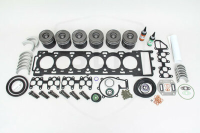 Premium Motor Reparatursatz, Volvo Penta D6-280 - D6-400, 0,5 mm Übergröße Kolben