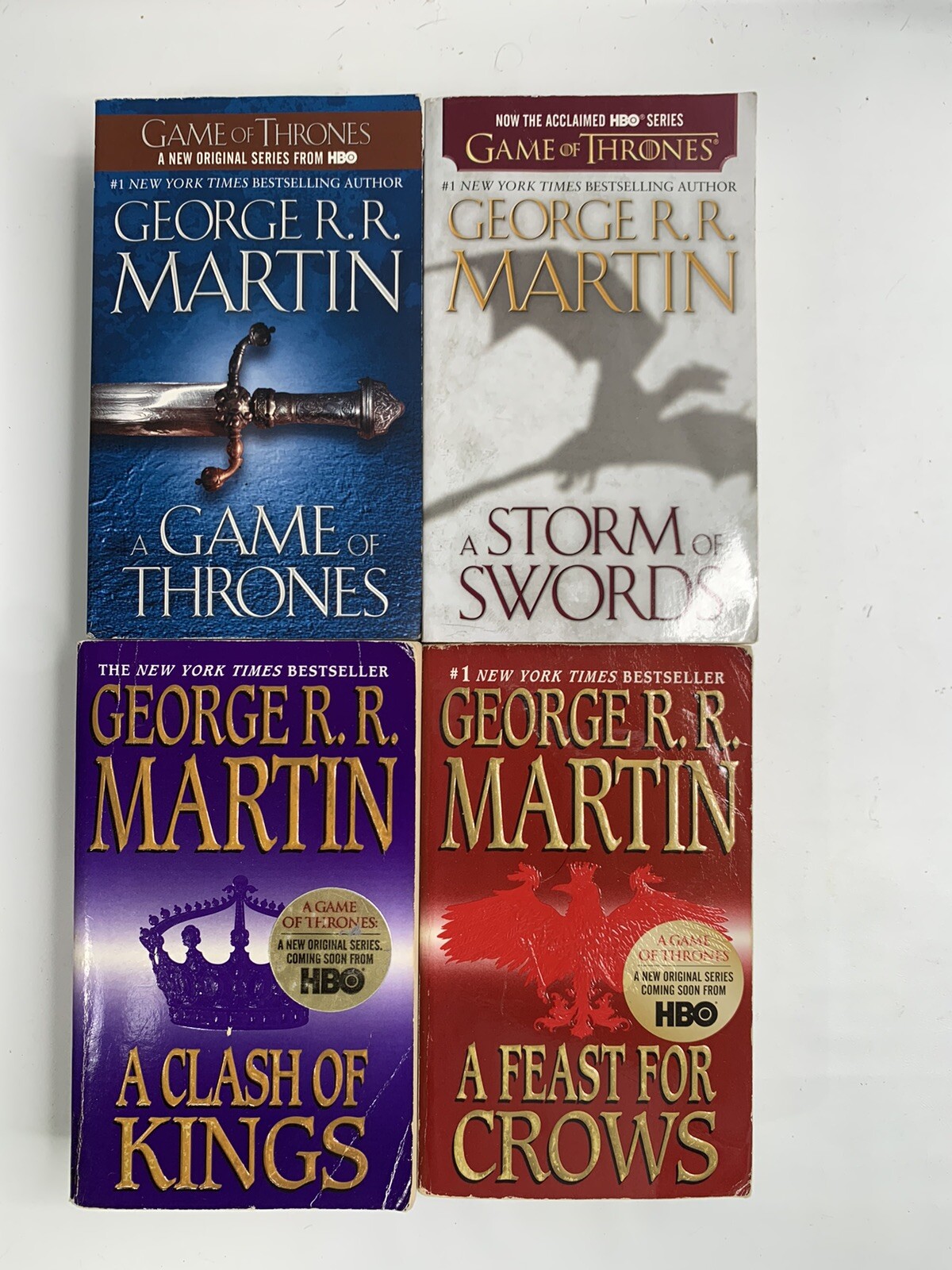 Lot Of 4 George R R Martin Books * A Game Of Thrones * Song of Ice & Fire Series-image