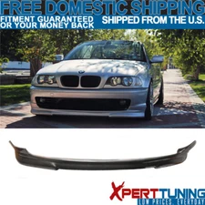 Fits 99-03 BMW E46 3-Series Front Bumper Lip Spoiler PU