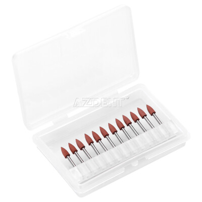 12 Pezzi Di Frese Per Lucidatura Dentale Bianche Pietre A Forma - Foto 5