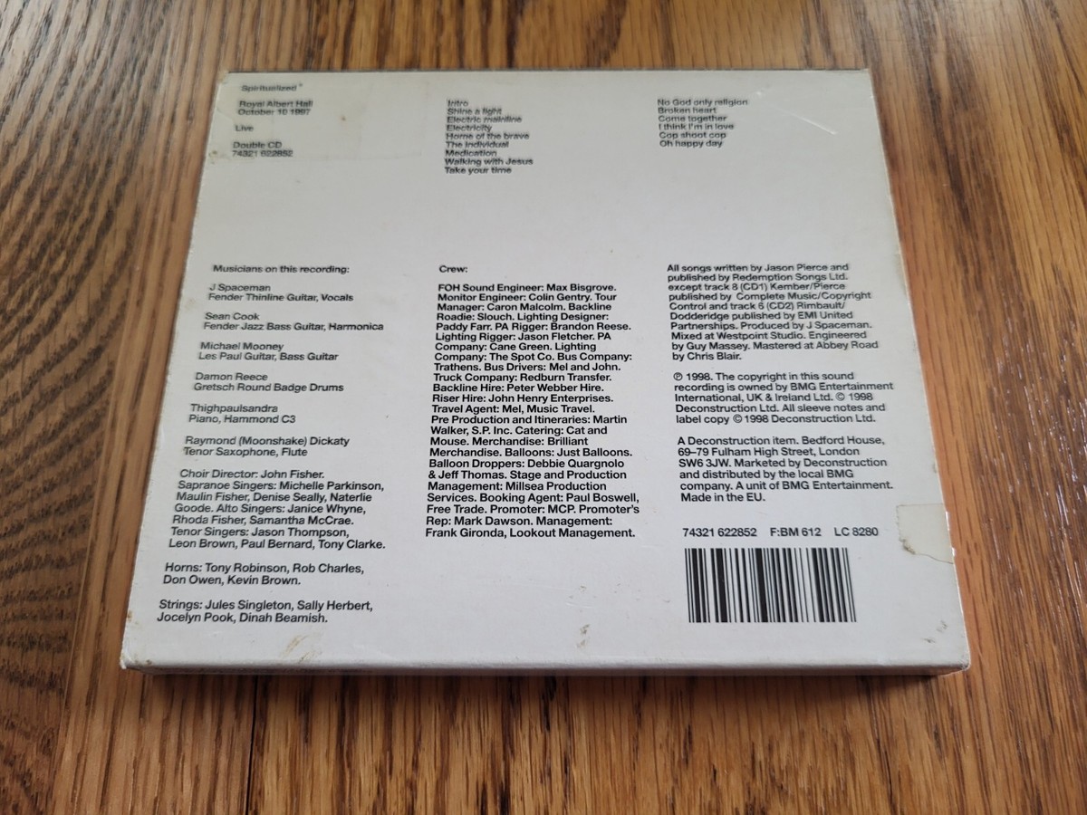 Spiritualized - Live (Royal Albert Hall - 10/10/1997) (2 Discs, CD