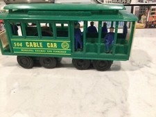 MUNICIPAL RAILWAY SAN FRANCISCO 504 CABLE CAR, Green, Friction, Bell Rings