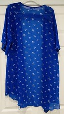 Blue Flower Wrap M
