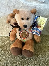 Limited Treasures Coin Bear 2000 Golden Dollar Coin Sacagawea and Pomp
