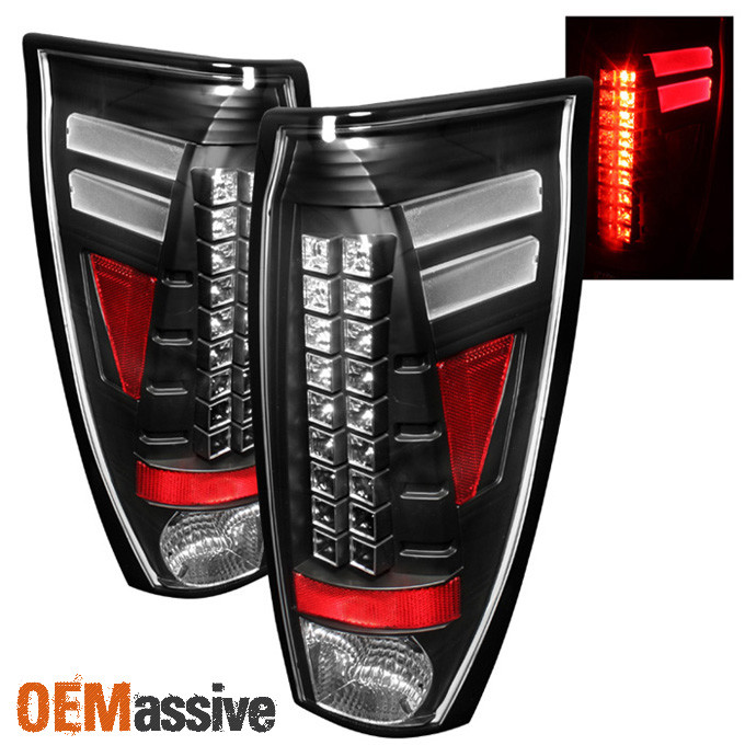 Fits Black 2002 2003 2004 2005 2006 Chevy Avalanche LED Tail Lights Left+Right