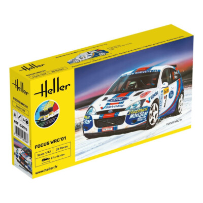 Heller Bausatz 56196 - STARTER KIT Rally Ford Focus WRC 01