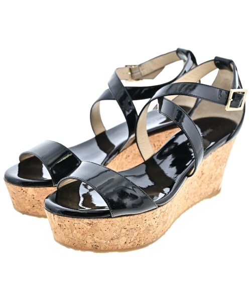 JIMMY CHOO Sandals Black EU38(Approx. 24.5cm) 2200471950028 | eBay
