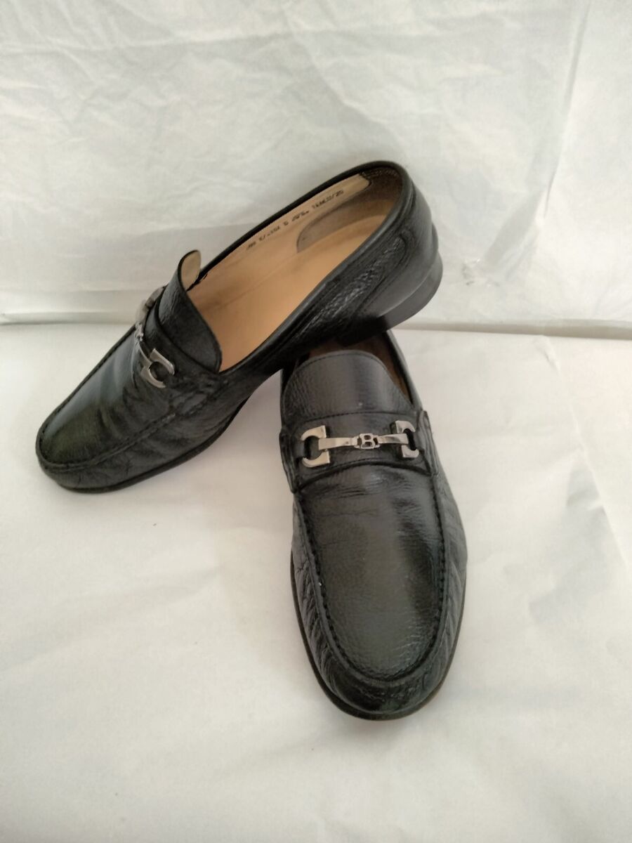 Bally Switzerland Mens Tenco Black horsebit logo Leather Bally Switzerland Mens Tenco Black horsebit logo Leather