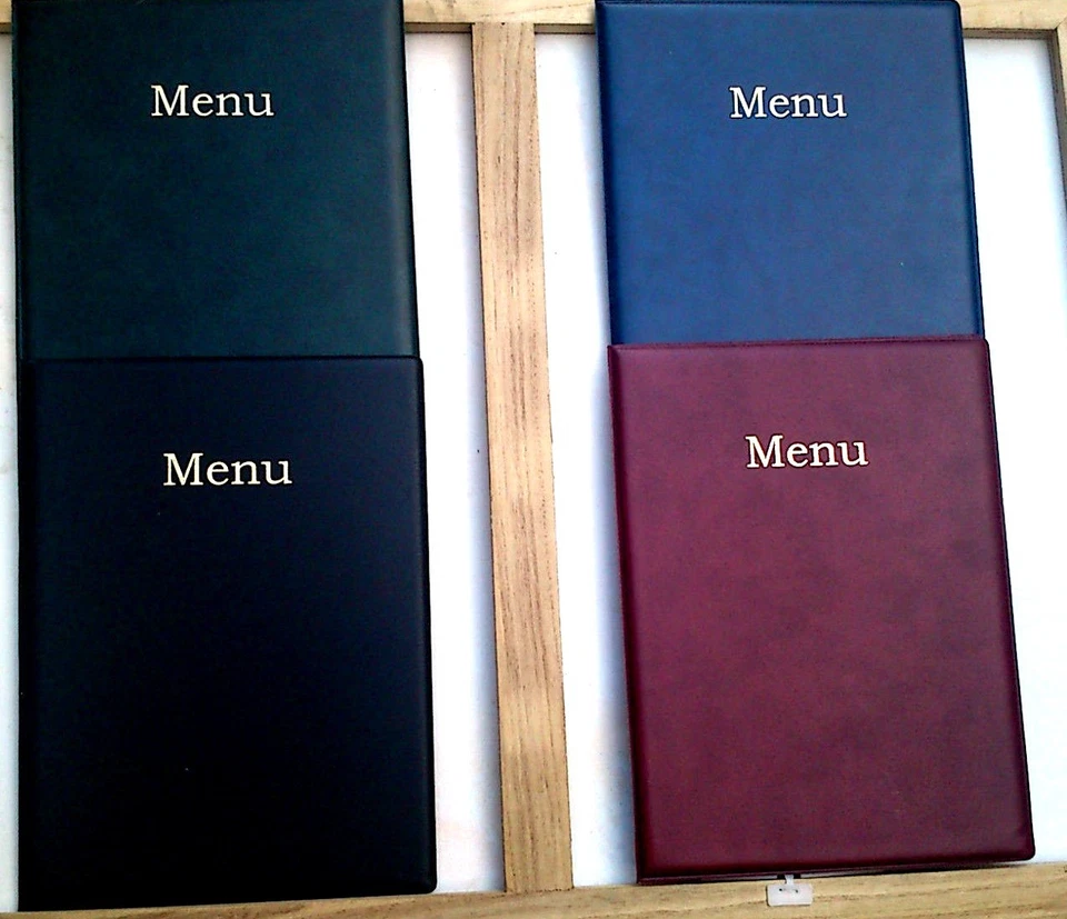 SPIRITUALGATEWAY MENGE 30 (DREISSIG) A4 LEDER OPTIK MENÜHALTER/ORDNER/ABDECKUNG NEUWARE