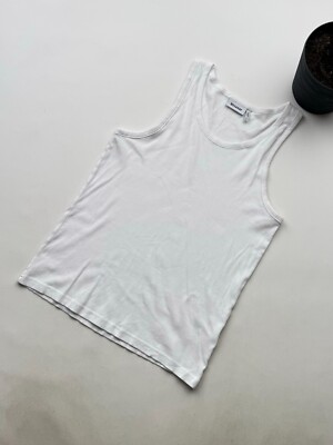 Weekday Light Ribbed Tank Top Men s Size M