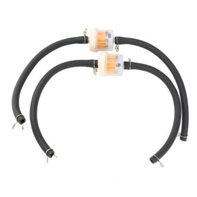 2Pcs 6mm Inline Gas Petrol Liquid Fuel Filter Hose Motorcycle Fuel Filter Tool