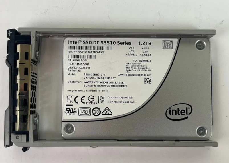 Intel DC S3510 SSDSC2BB012T6 1.2TB 2.5" SATA 6Gb/s Enterprise SSD - image 1 of 1