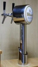 Bitburger Beer Pump Bar Man Cave Beer Font Tap Draft Beer Tower 2 Faucets