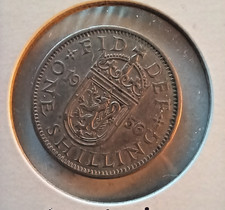 Pièce Royaume-Uni One Shilling 1956 Reine Elizabeth II