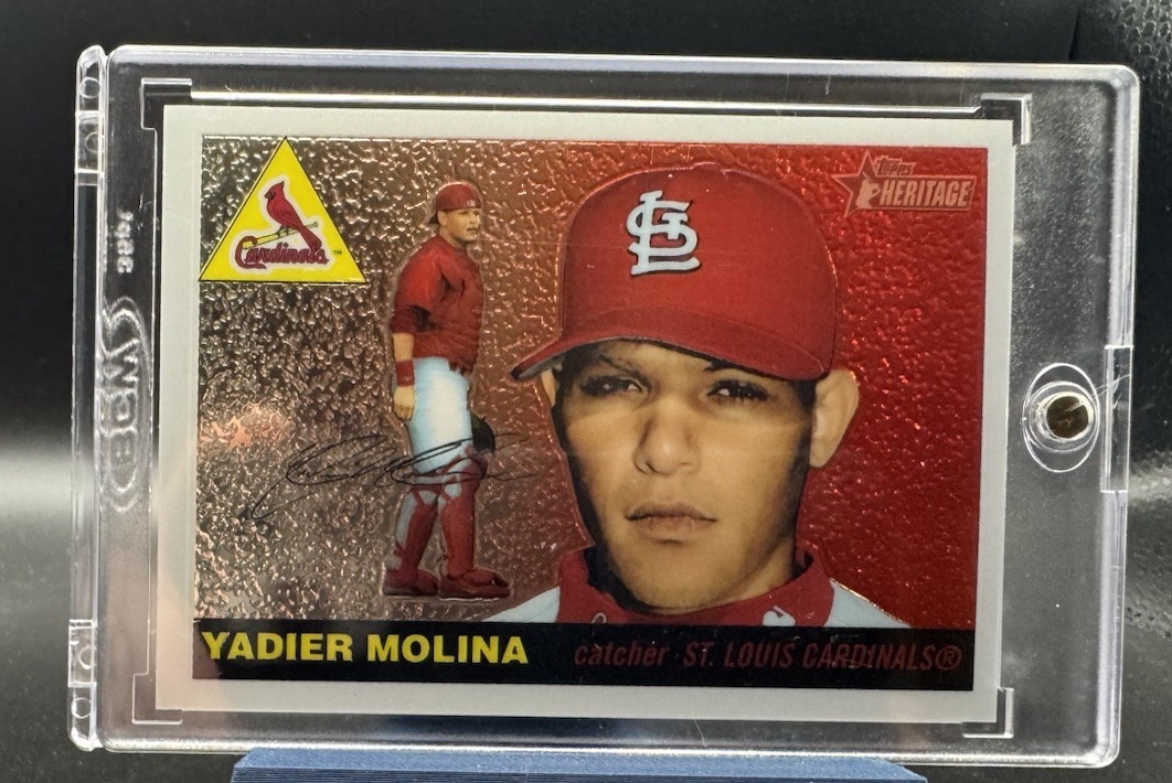 2004 Topps Heritage - Chrome Yadier Molina #THC99 /1955 (RC)