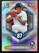Carlos Lagrange 2026 Bowman Chrome Top 100 Prospects #BTP-87 NY Yankees