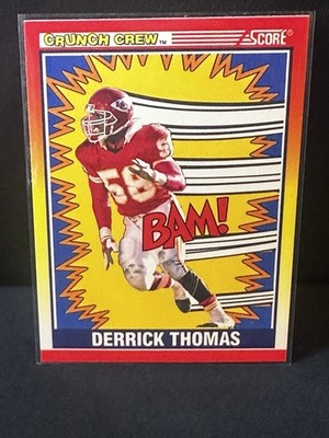 1990 Score Football - DERRICK THOMAS #553 (CRUNCH CREW)