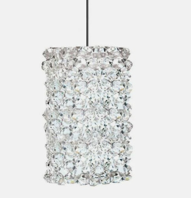 WAC Lighting MP-LED939-WD/BN Brushed Nickel 1-Light 4-1/2''W LED Crystal Pendant