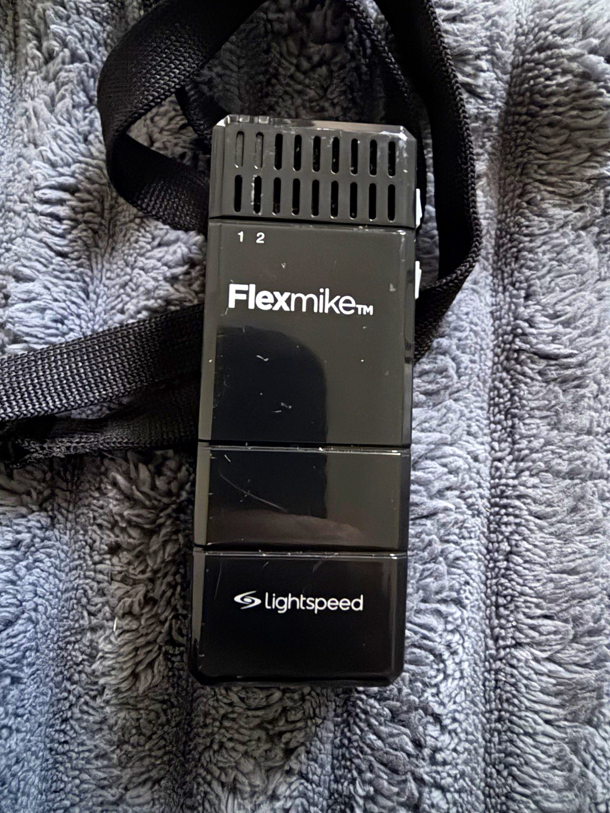 Lightspeed Flexmike Wireless Microphone Transmitter Black Rechargeable Battery