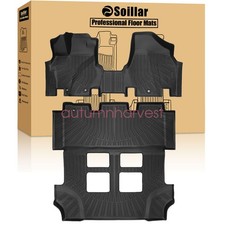 Floor Mats Liner For 2011-2017 Honda Odyssey 7-passenger 4-door Tpe All Weather