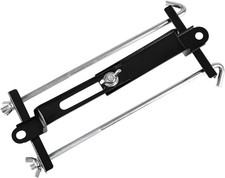 Universal Adjustable Battery Hold Down Bracket with J Bolt, Color: 9.06 inches