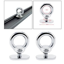 2pcs Kayak Rail Mount Eye Bolts Eyelet Mounting Bracket Accessories
