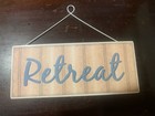 Beach House Summer  Vacation Home Retreat Metal Decorative Hang Sign 11.5”X 4.5” — photo 3