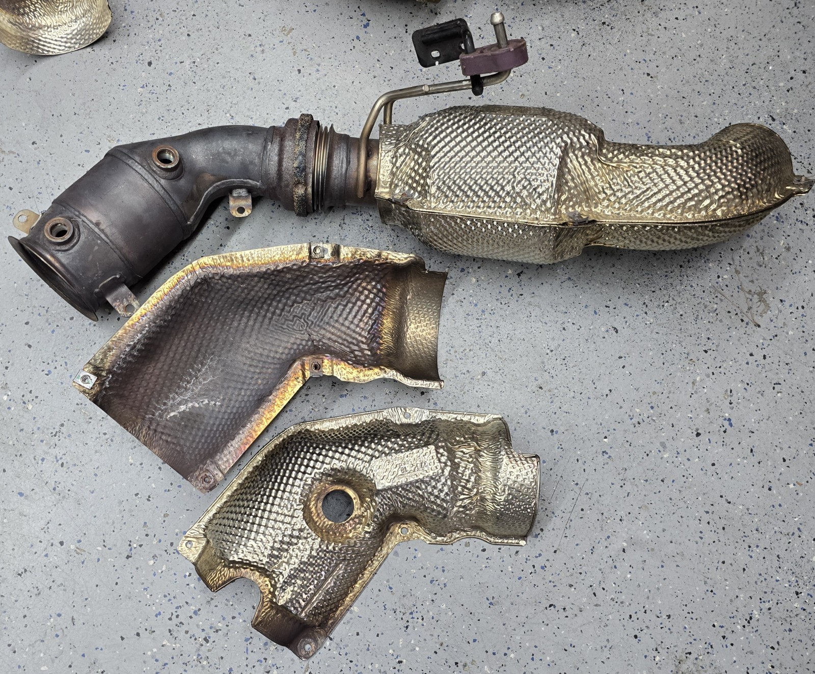 Mclaren 570s 600lt 650s MP4-12C Exhaust Right Side Muffler