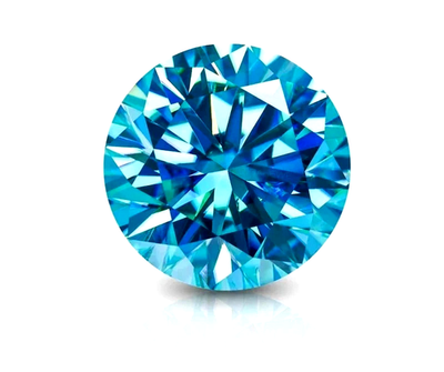 #ad #ad 3 Ct Natural Royal Blue Diamond Round Cut VVS1 D Grade Certified $93.88