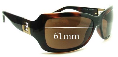 SFx Replacement Sunglass Lenses fits Fendi FS 450 - 61mm Wide