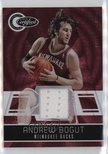 2010-11 Totally Certified Totally Red Materials 95/249 Andrew Bogut #10 18oq