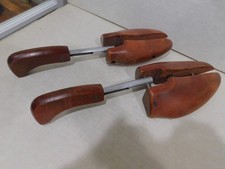 Vtg Rochester Shoe Tree Co. Shoe Keeper No 4 - Split Toe Spring Loaded