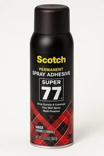 3M Scotch Super 77 Multipurpose Spray Adhesive 13.5 oz – Fast Strong Bond Glue