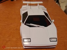 Kyosho Mini-Z RC Car Lamborghini Countach White Body Chassis Used
