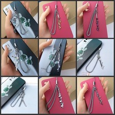 Demon Slayer Keychain Anime Key Pendant Keyring Cosplay Cell Accessories Gifts