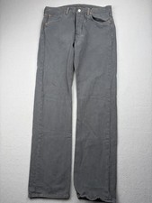 Levi  s 501 Original Fit Jeans Men  s 32x32 Gray Button Fly Straight Leg