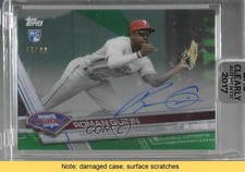 2017 Topps Clearly Authentic Green 46/99 Roman Quinn #CAAU-RQ Auto READ 2f4