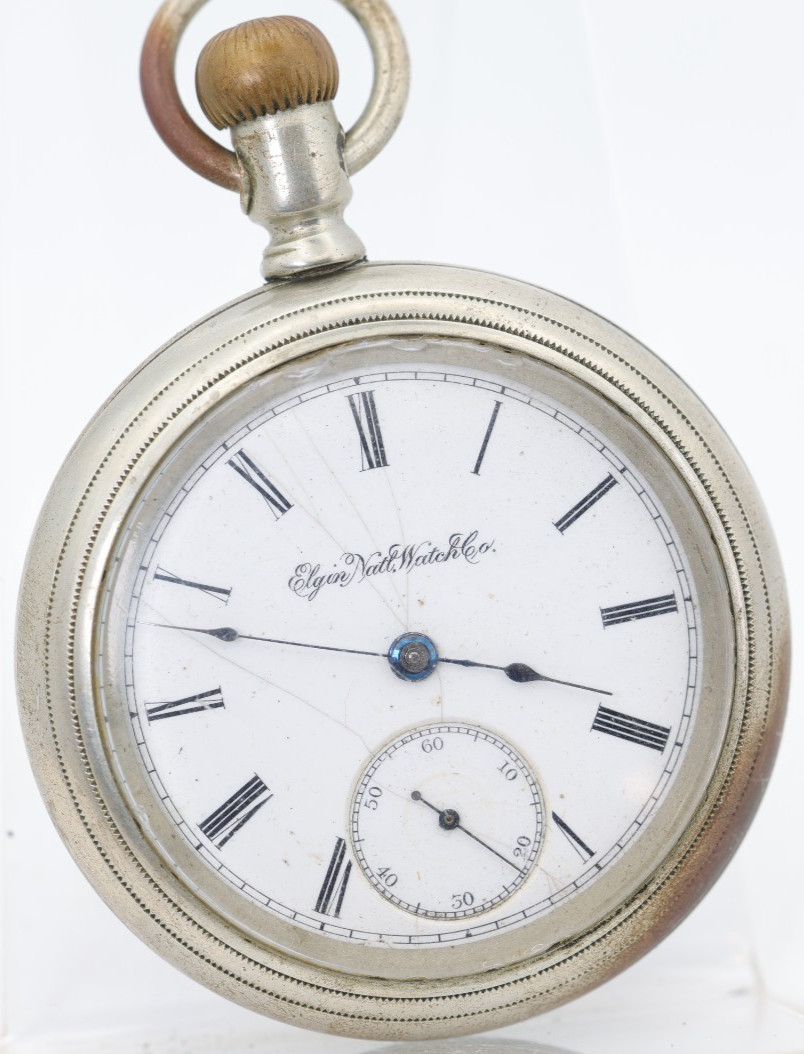 ELGIN 18s Gr. 74, 11j POCKET WATCH, 3467845, FOR REPAIR (NM)